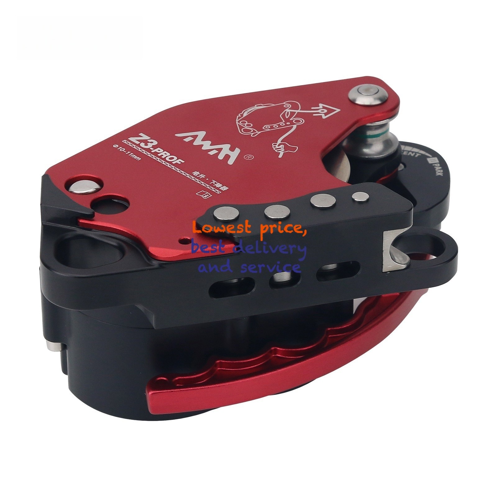 1PC Z3-PROF Red Ascent Descent Device Ascender Descender Device (with Tool Box)