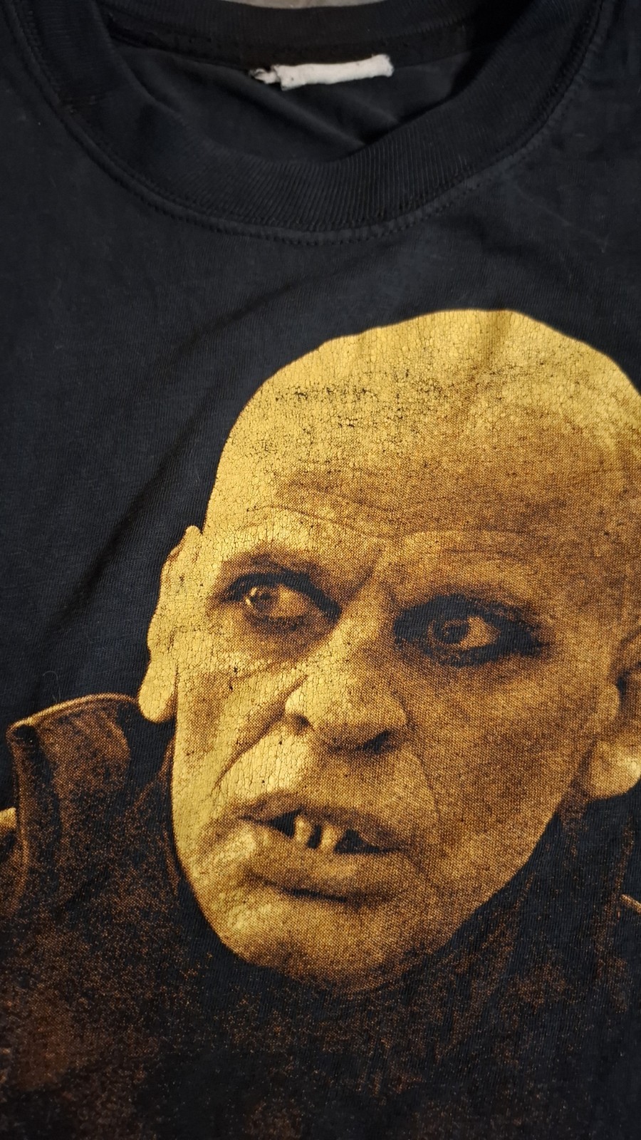 Vintage Klaus Kinski Nosferatu Dracula Horror Movie Shirt 90s XL gallery