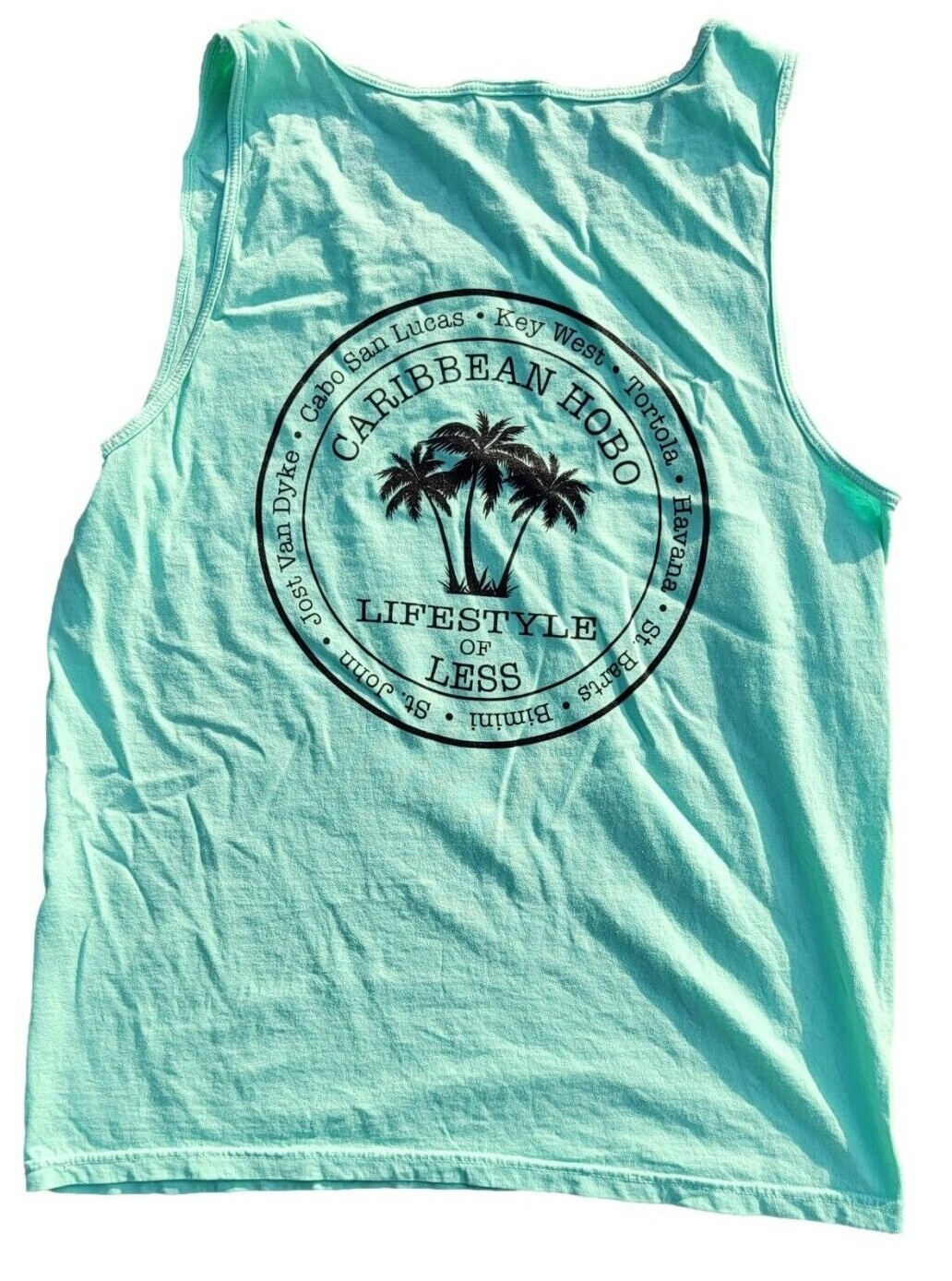 Caribbean Hobo lifestyle Tank T-shirt key west tropical island cabo beach ocean gallery
