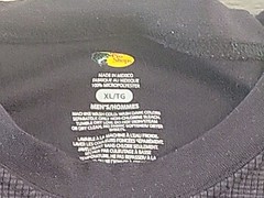 Bass Pro Shops Thermal Base layer Mens Size X Large Black Waffle Long Sleeve