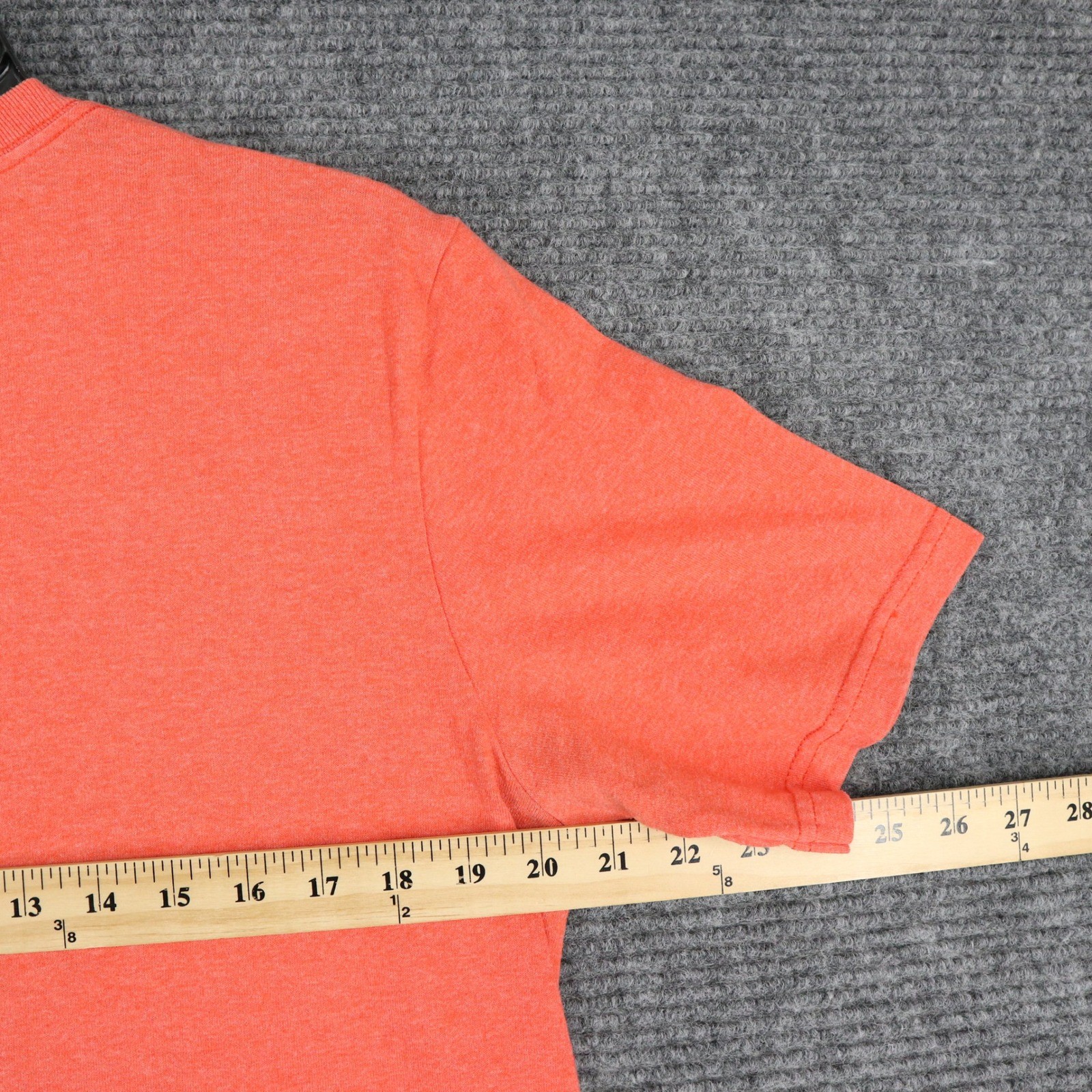 North Face T-Shirt Mens M Stencil Logo Short Sleeve Heathered Hiking Activewear gallery