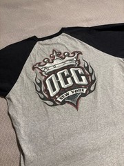Orange County Choppers black and grey three-quarter sleeve t-shirt Size 2XL
