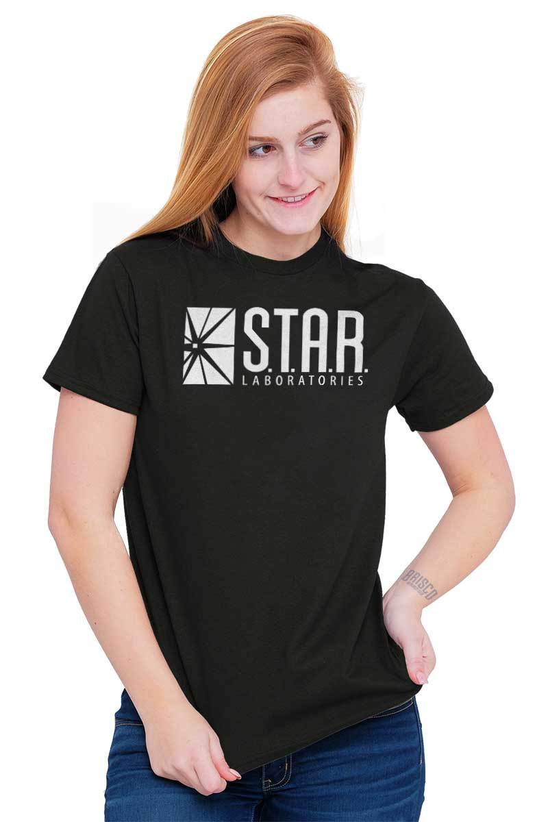 Comic Book Superhero Scientist Laboratory Womens or Mens Crewneck T Shirt Tee gallery