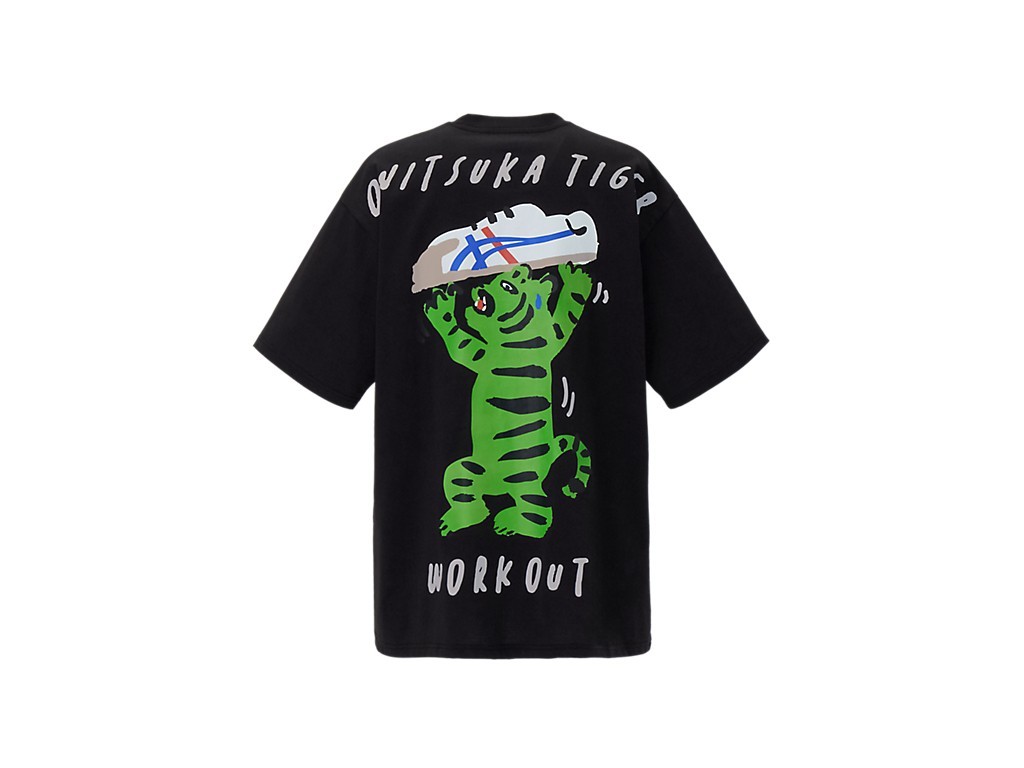 Onitsuka Tiger OVERSIZED GRAPHIC TEE T-shirt, Black, 2183B623 gallery