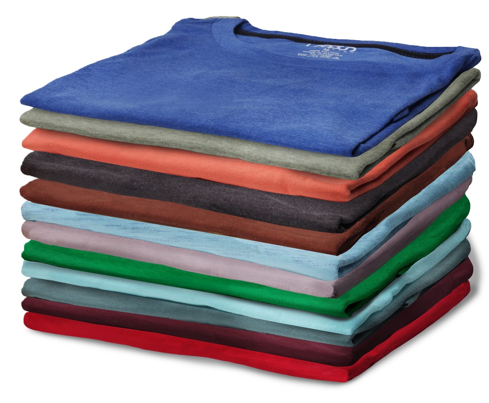 BILLIONHATS 4 Pack T-Shirts - Size 7X - Plus Size Men's Solid Colors Cotton gallery