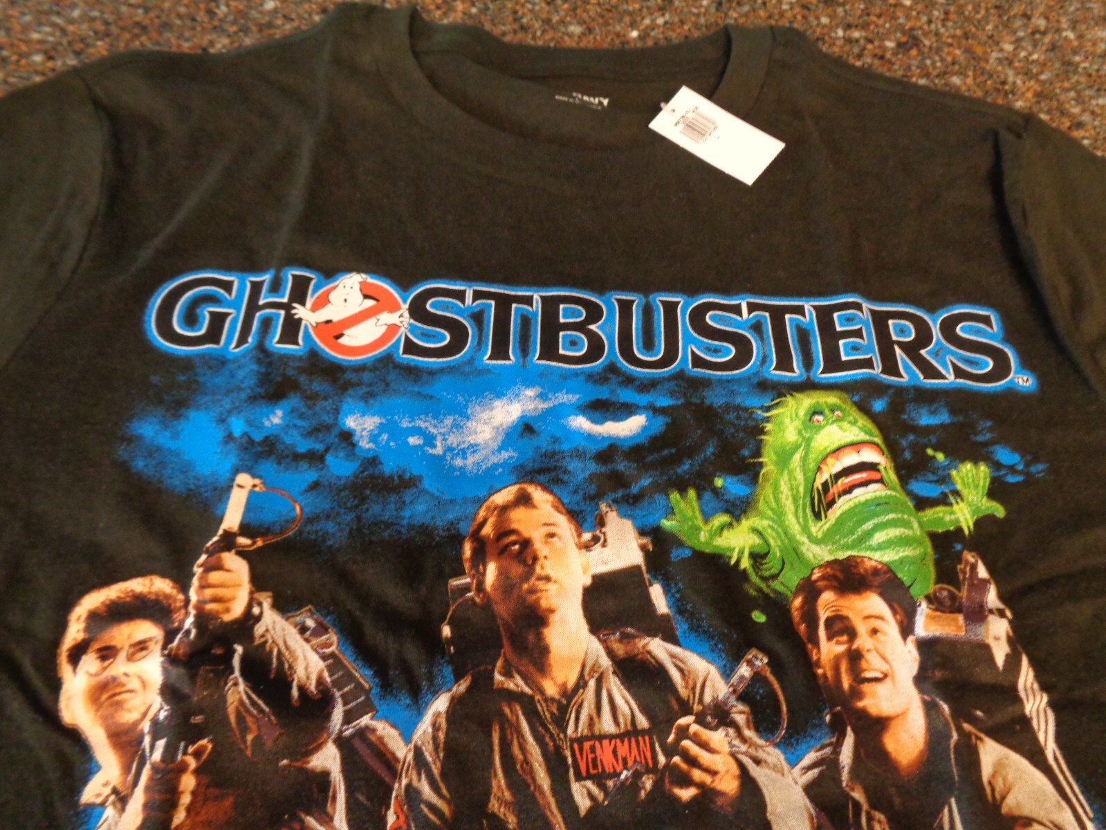 Ghostbusters T-shirt Adult Medium 👻 They're Here to Save the World Black NWT gallery