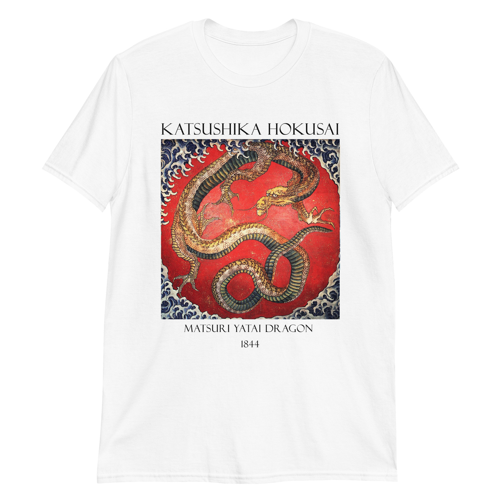 Hokusai Dragon tshirt, Japanese Art Shirt, Fine Arts Lover Gift