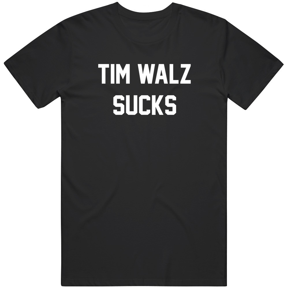Tim Walz Sucks Woke Minnesota Governor Tampon Tim Unisex Great Gift Idea T Shirt