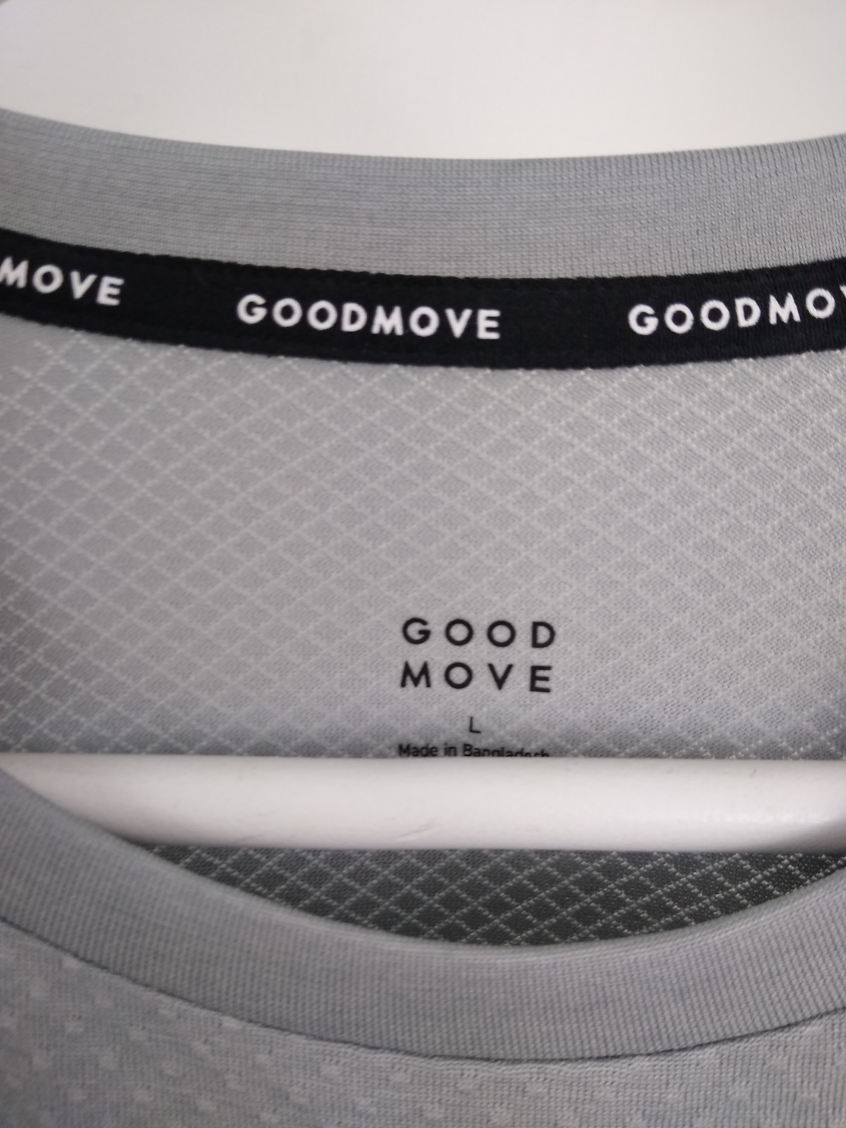 Goodmove 2Pcs Men's Quick Dry T-shirts Size L Grey & Blue NEW gallery