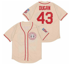 Jimmy Dugan 43 Baseball Jersey All sizes S to 6Xl TMB6418