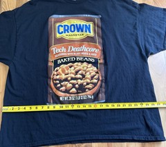Crown Magnetar Baked Beans T-Shirt Two Sided Size 3XL