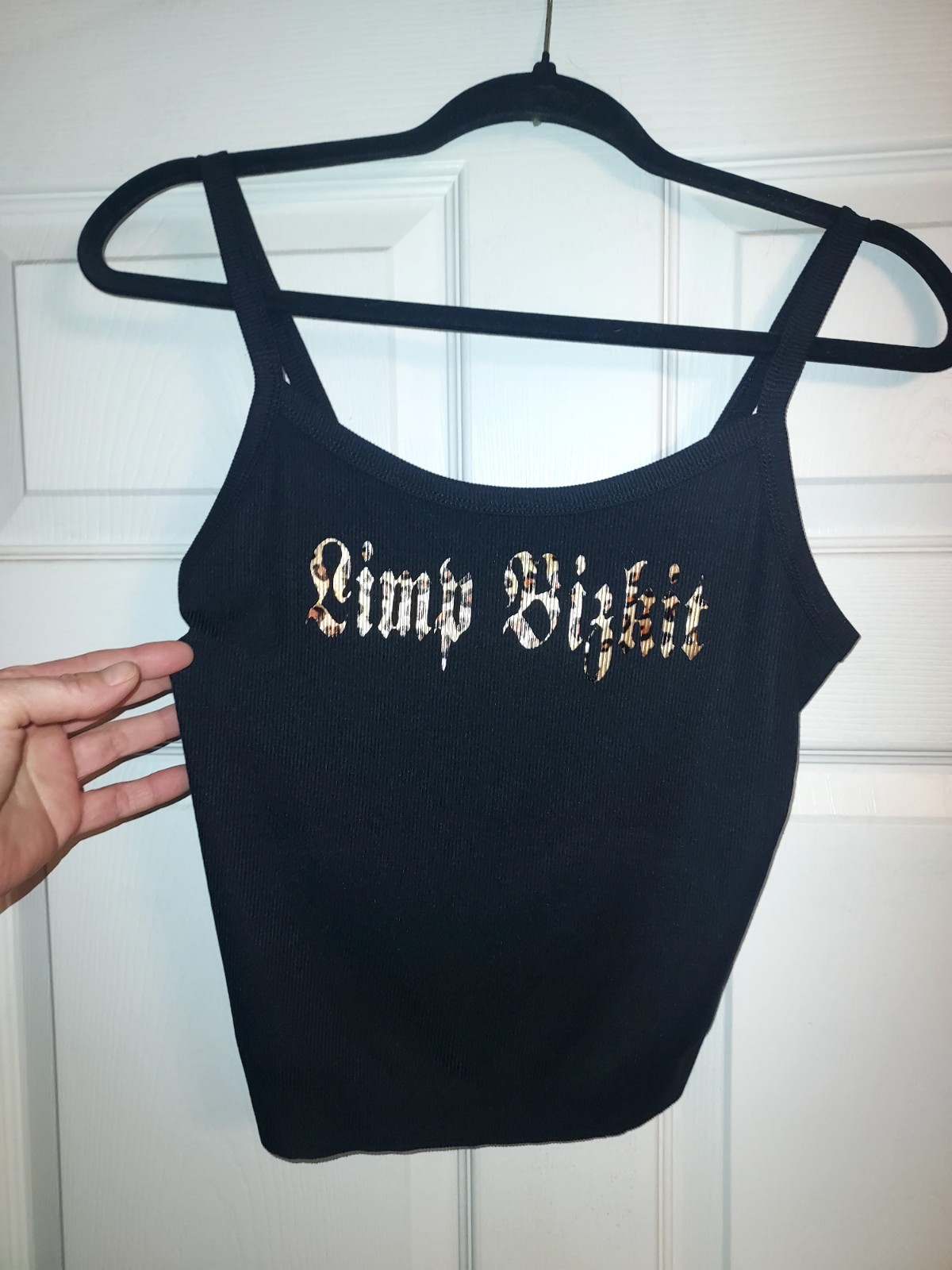 Limp bizkit cropped Tank leopard print Tank top ribbed Limp Bizkit Shirt Xs-2xl gallery