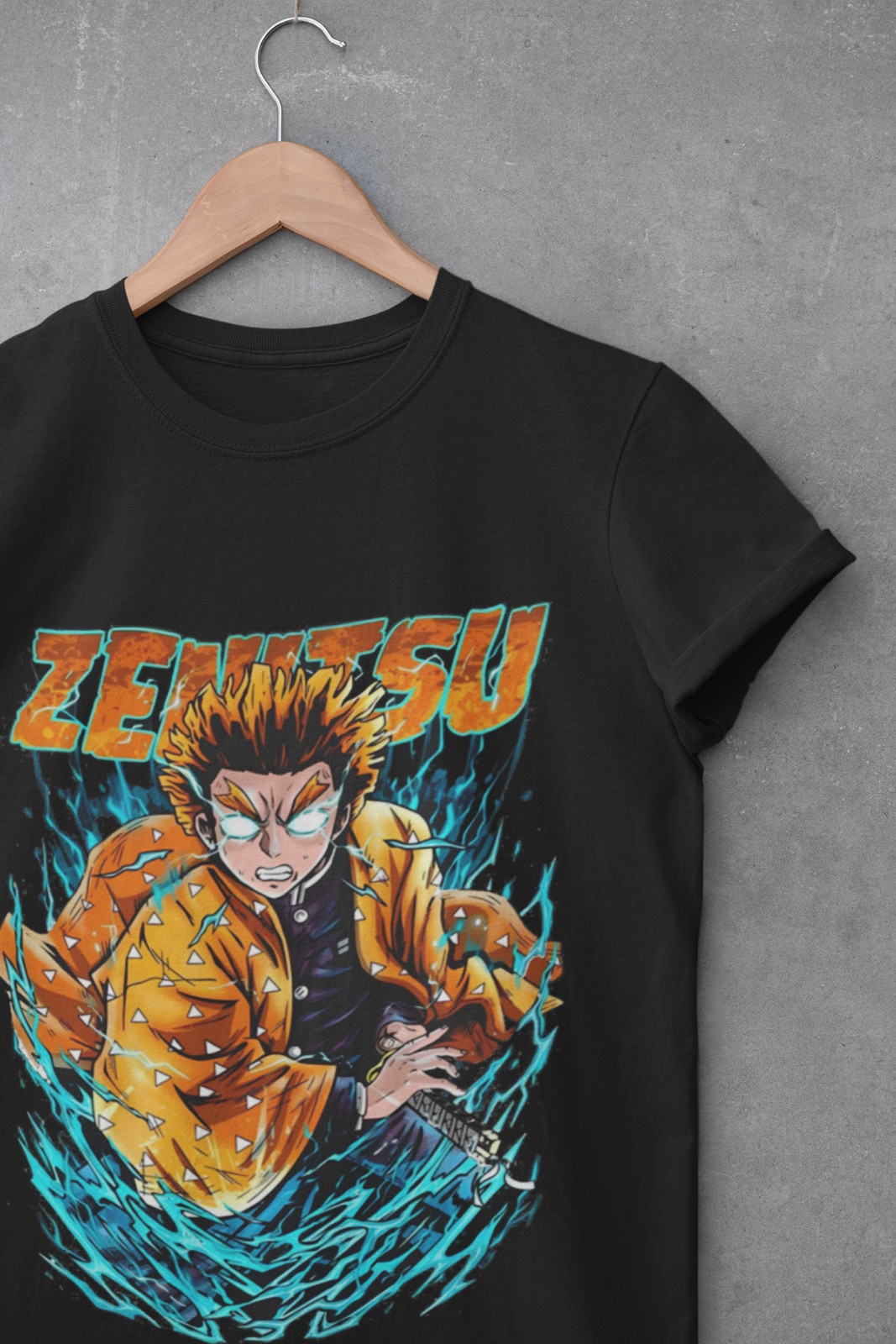 Demon Slayer Shirt Zenitsu Tshirt Tanjiro T-Shirt Muzan Doma Tee Inosuke Nezuko gallery