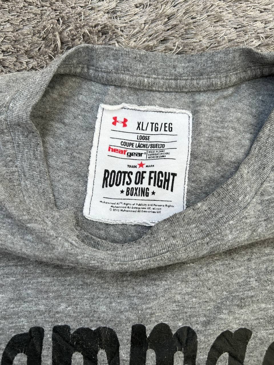 Under Armour Roots of Fight Muhammad Ali Shirt Mens XL Gray Heavyweight gallery