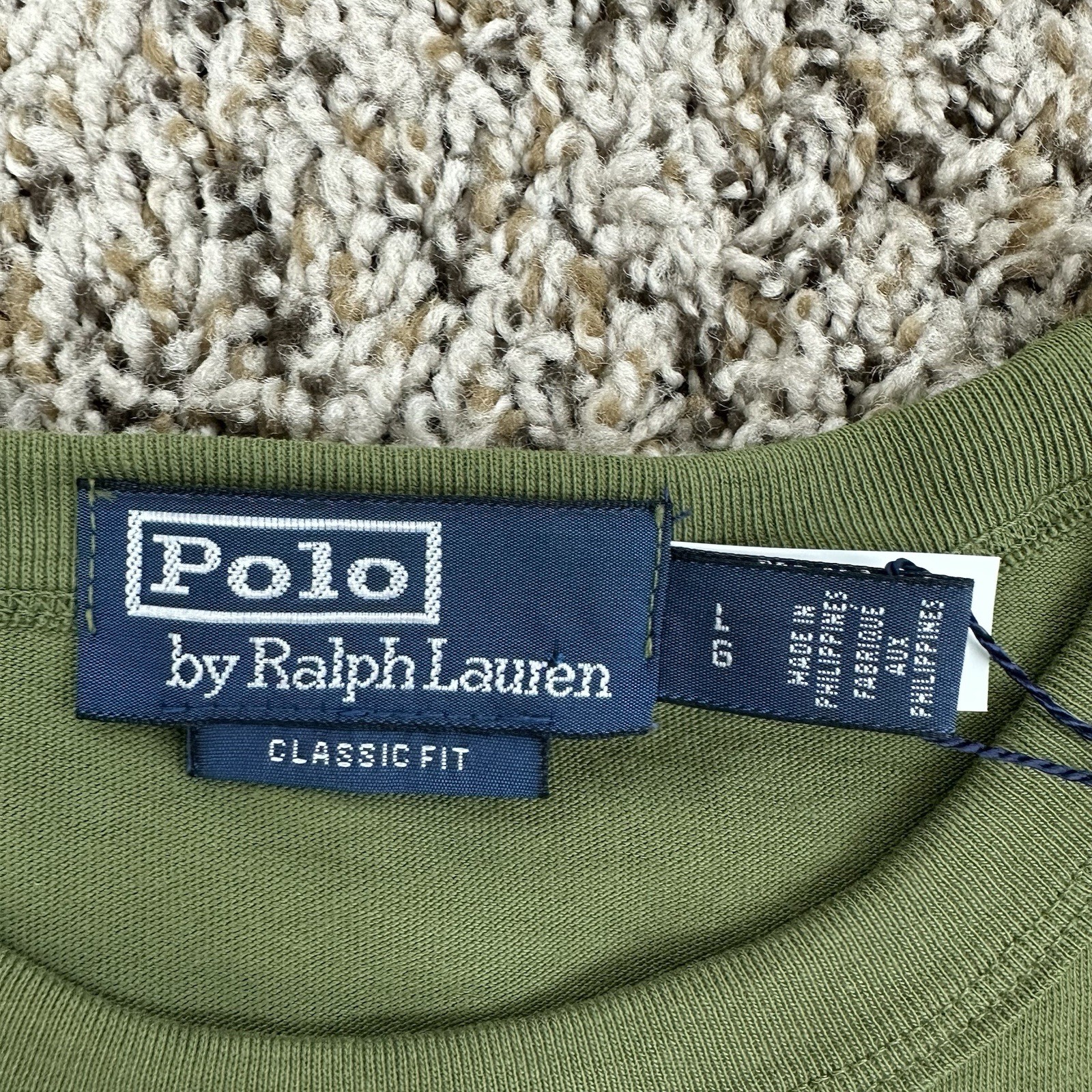 Polo Ralph Lauren RL Mojave Desert Trails T Shirt Mens Large Voyager Green NWT gallery