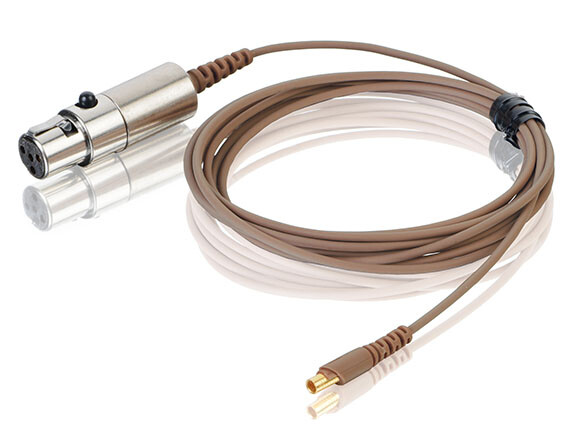 Countryman E2CABLEC1.5-SL E2 Earset Microphone Cable with TA4F, Cocoa