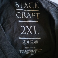Blackcraft Cult Hexed Hooves Goat Devil Grunge 2XL Long Sleeve Graphic T-Shirt