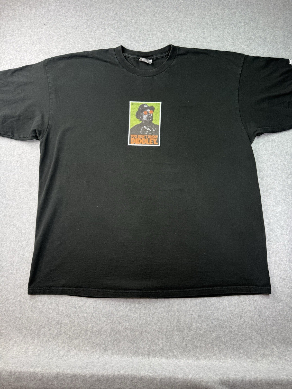 Vintage Nike Bo Jackson You Dont Know Diddley T Shirt Mens 2XL Faded Black 90s gallery