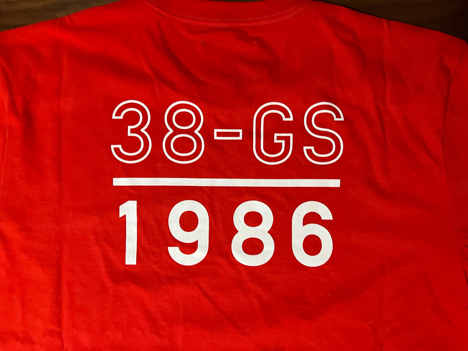 Aime Leon Dore ALD 38-GS Offshore Long-Sleeve Tee 1986 Technohull Red Size XL gallery