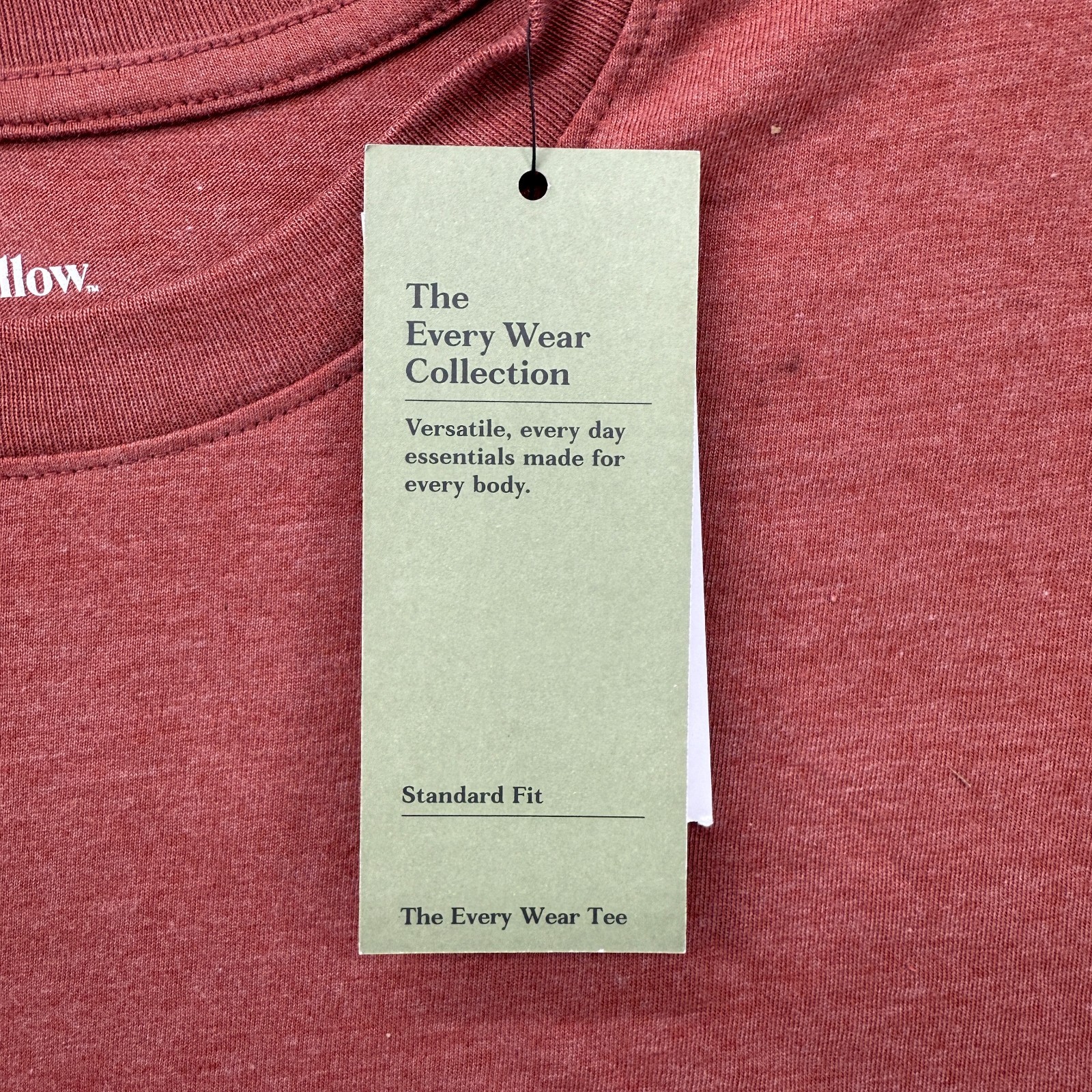 Goodfellow T-Shirt Mens XL Burnt Orange Standard Fit Crew Neck Everyday Wear Tee gallery