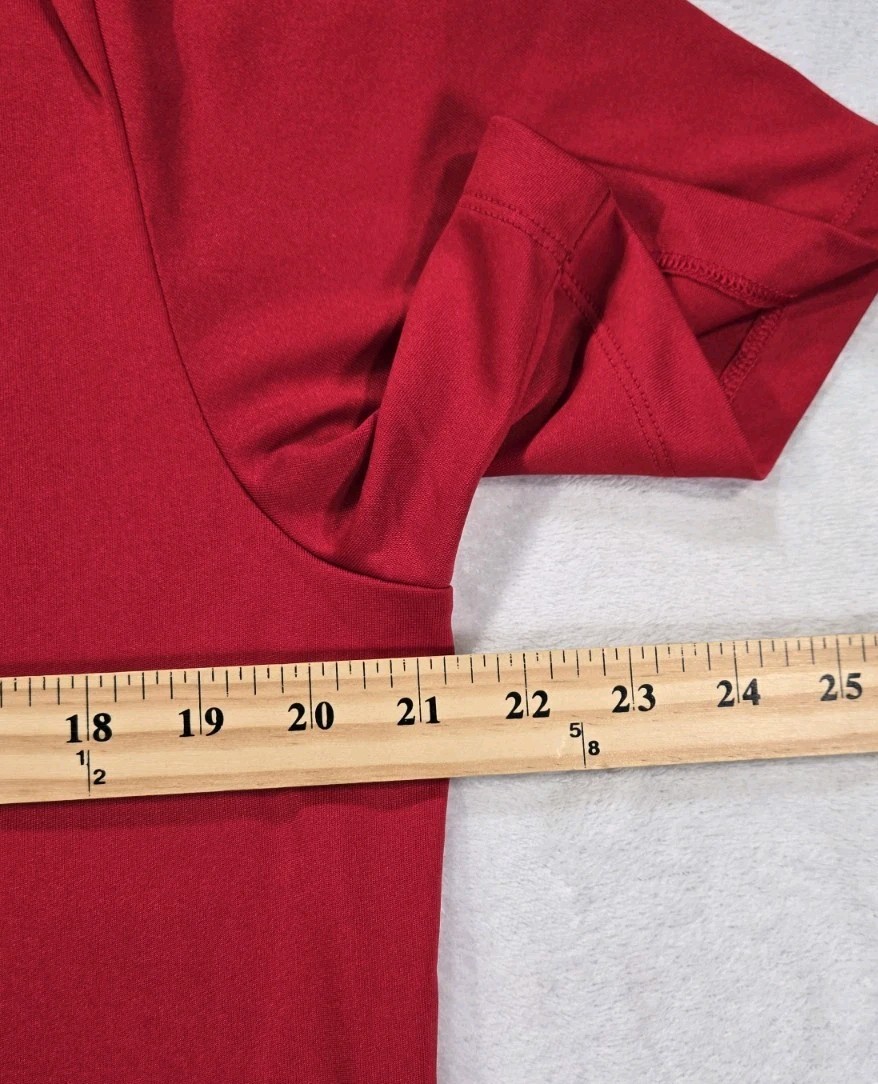 Mens Nike DriFit Legend Fitness Short Sleeve T Shirt Red Large Workout Gym gallery
