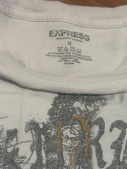 Bundle 3 Express Graphic Crew Neck Short Sleeve Knit T-Shirt Size M
