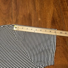 reiss surbiton Men’s stripe White Black T shirt