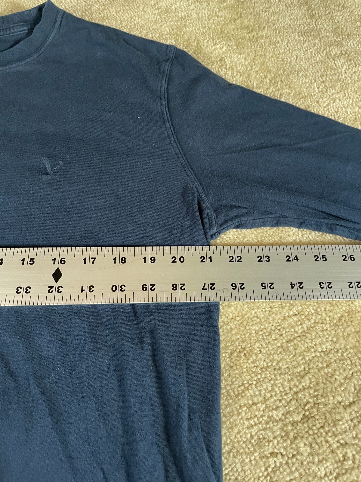 American Eagle Super Soft Long Sleeve T Shirt Mens MT Medium Tall Blue Crew Neck gallery