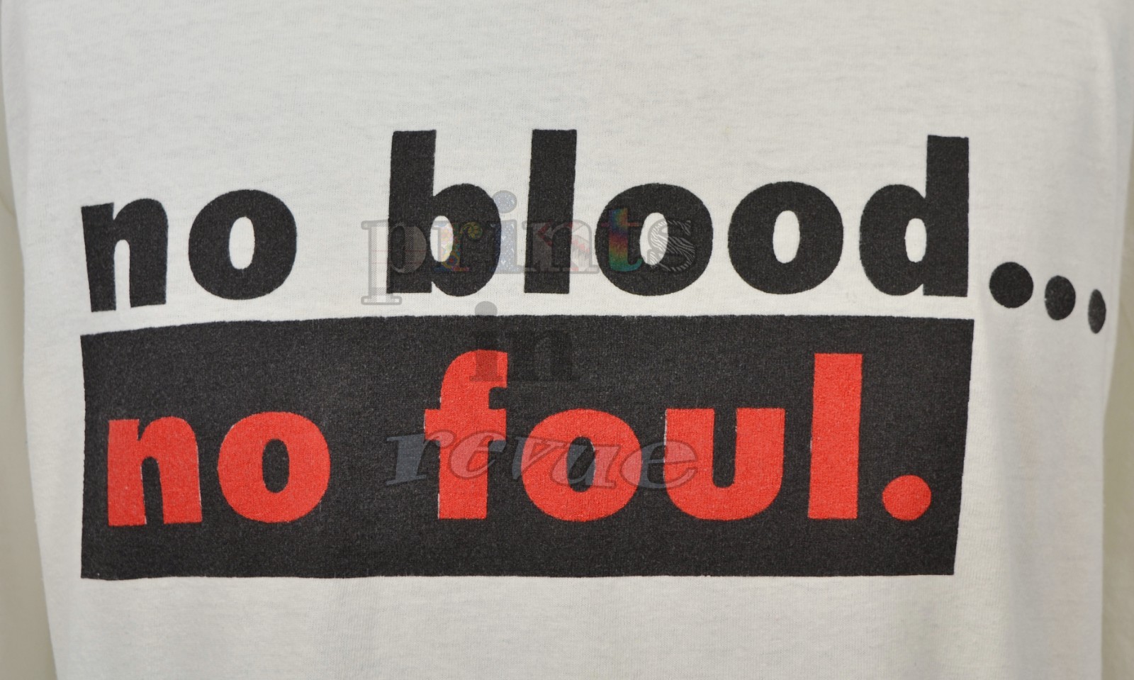 Vintage No Blood No Foul Da Rock Zone T-Shirt 1990's Single Stitch Oversized L gallery