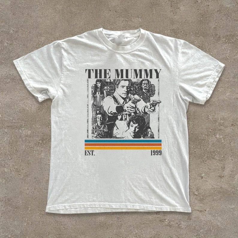 The Mummy Movie T-Shirt, Retro Film Shirt gallery