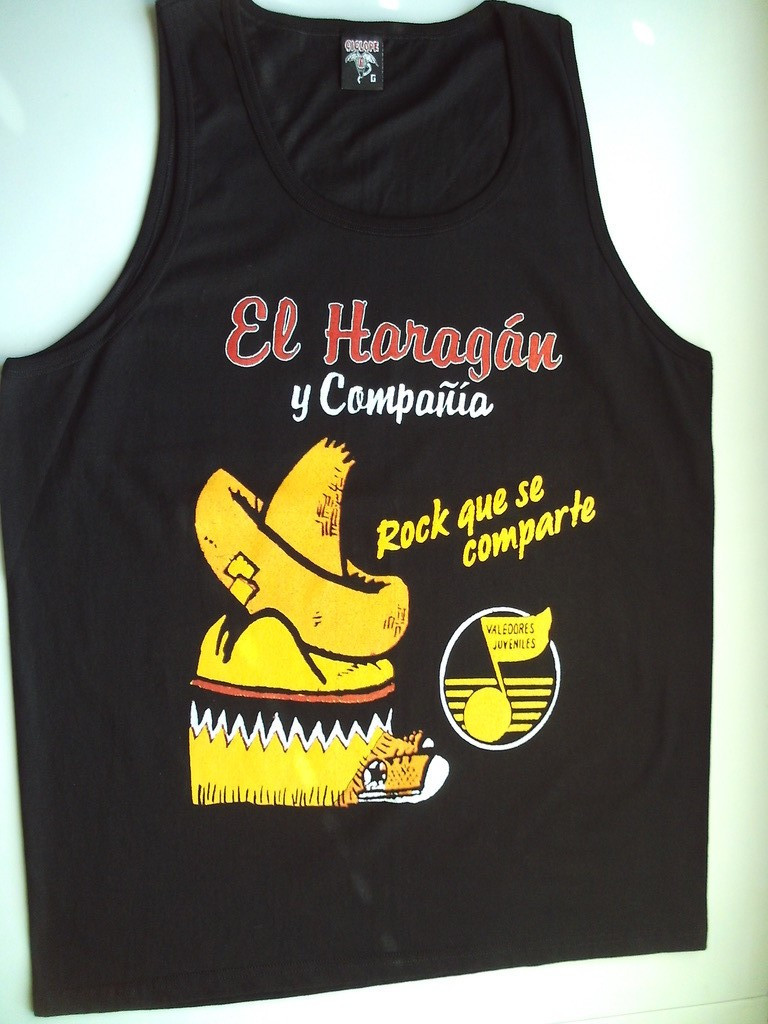 EL HARAGAN SHIRT,LIRAN ROLL,EL TRI INTERPUESTO BANDA BOSTIK ROCK URBANO SUR 16