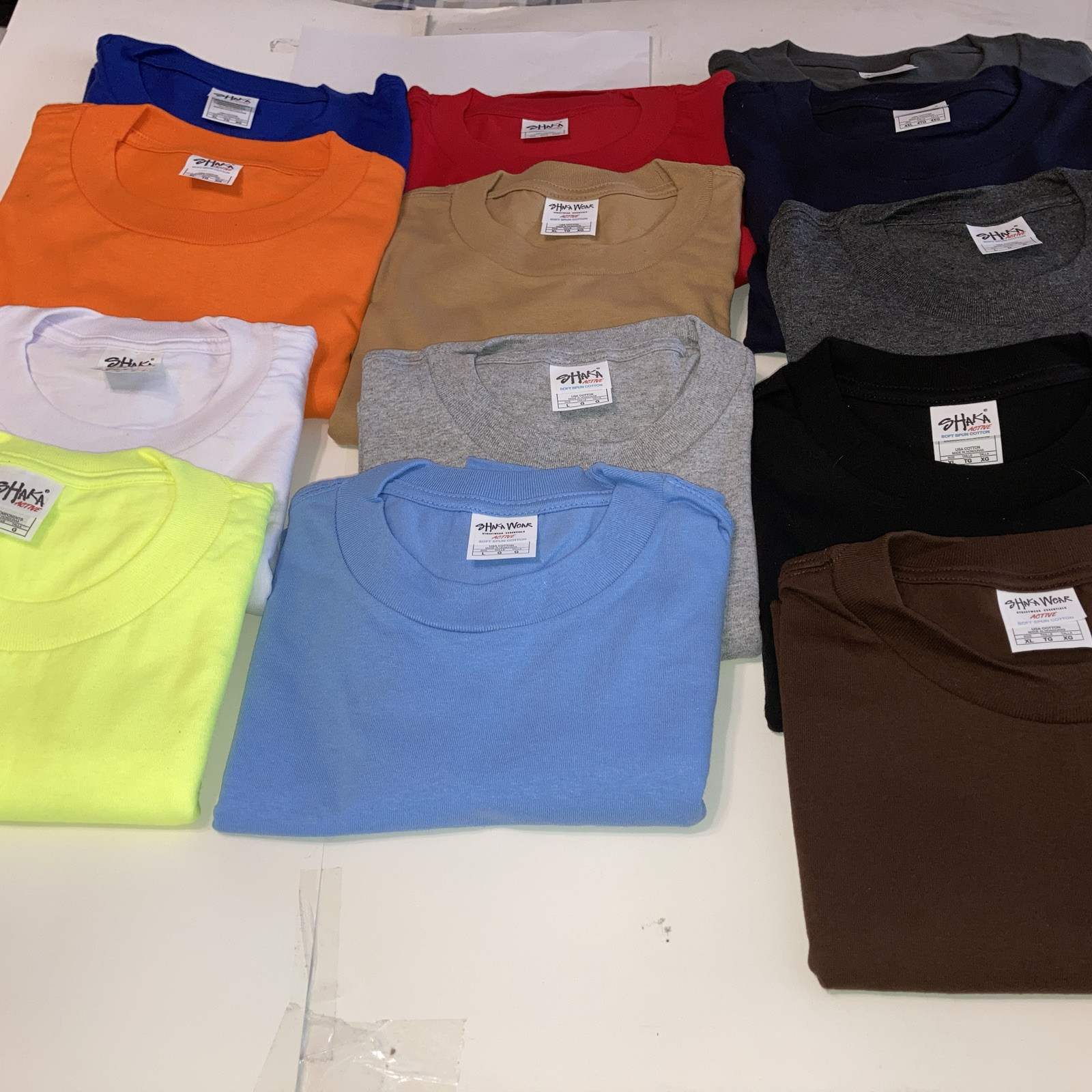Shaka Wear 6.0 oz Active Short Sleeve T-Shirt 100%cotton except a few colors gallery