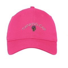 Thinking Cap Style 2 Embroidered Soft Low Profile Hat