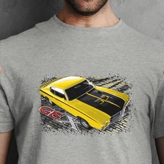 Classic Car Shirt featuring a Yellow 1970 Buick GSX, 70’s Muscle Car