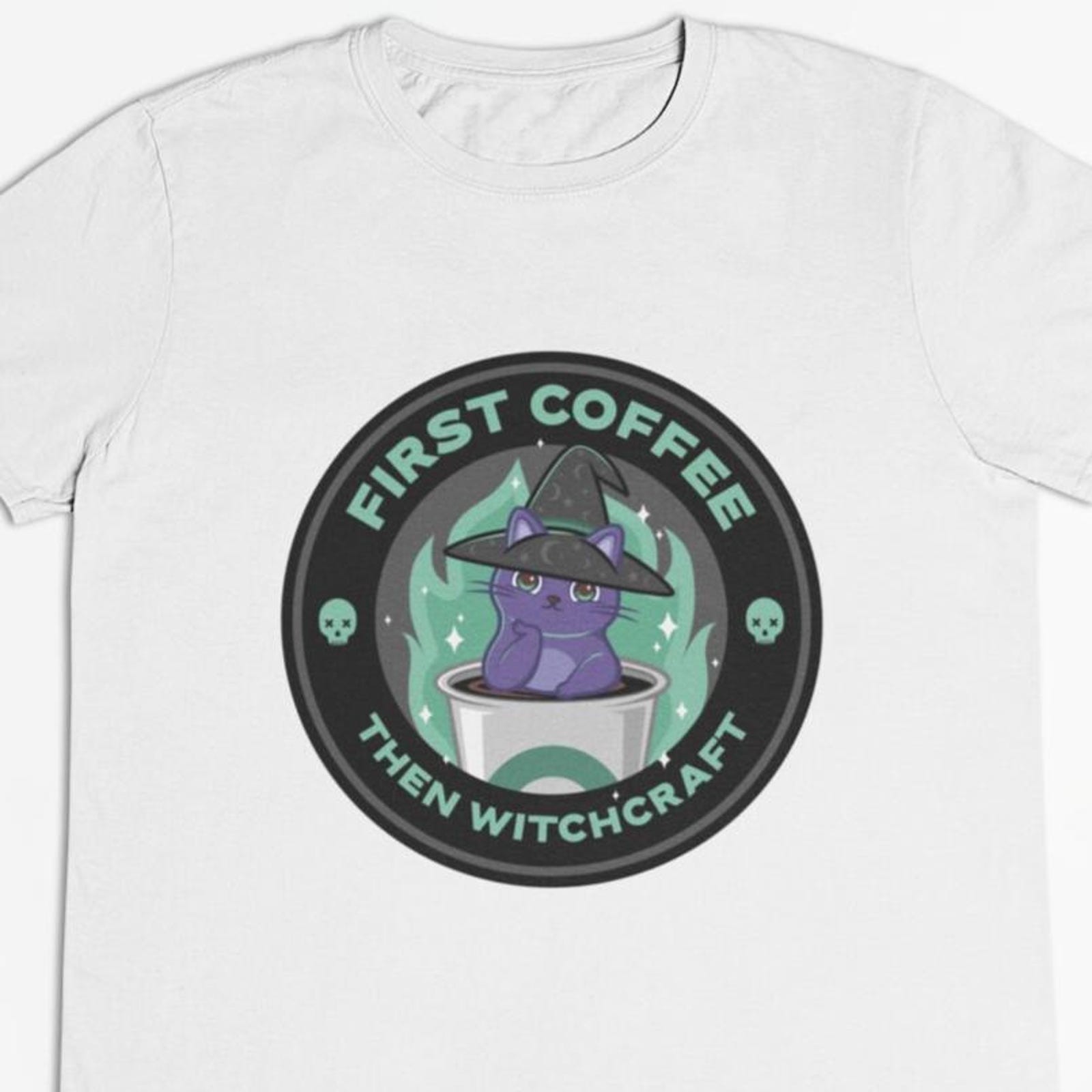 #26 First Coffee Than Witchcraft / Espresso T shirt / Coffee / More Espresso Les gallery