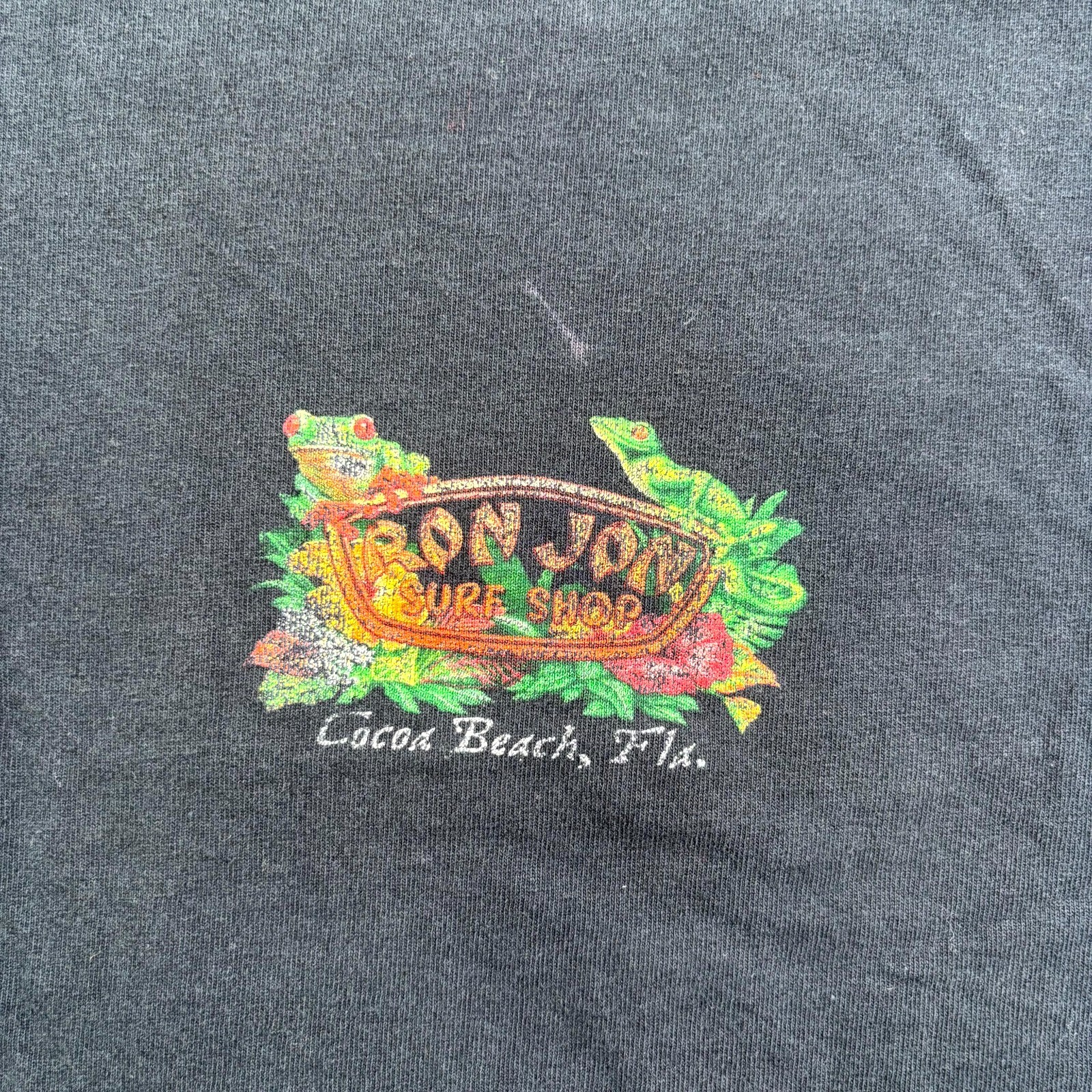 Ron Jon Surf Shop T-Shirt Men's 3XL Gray Cotton Cocoa Beach Graphic Outdoor gallery