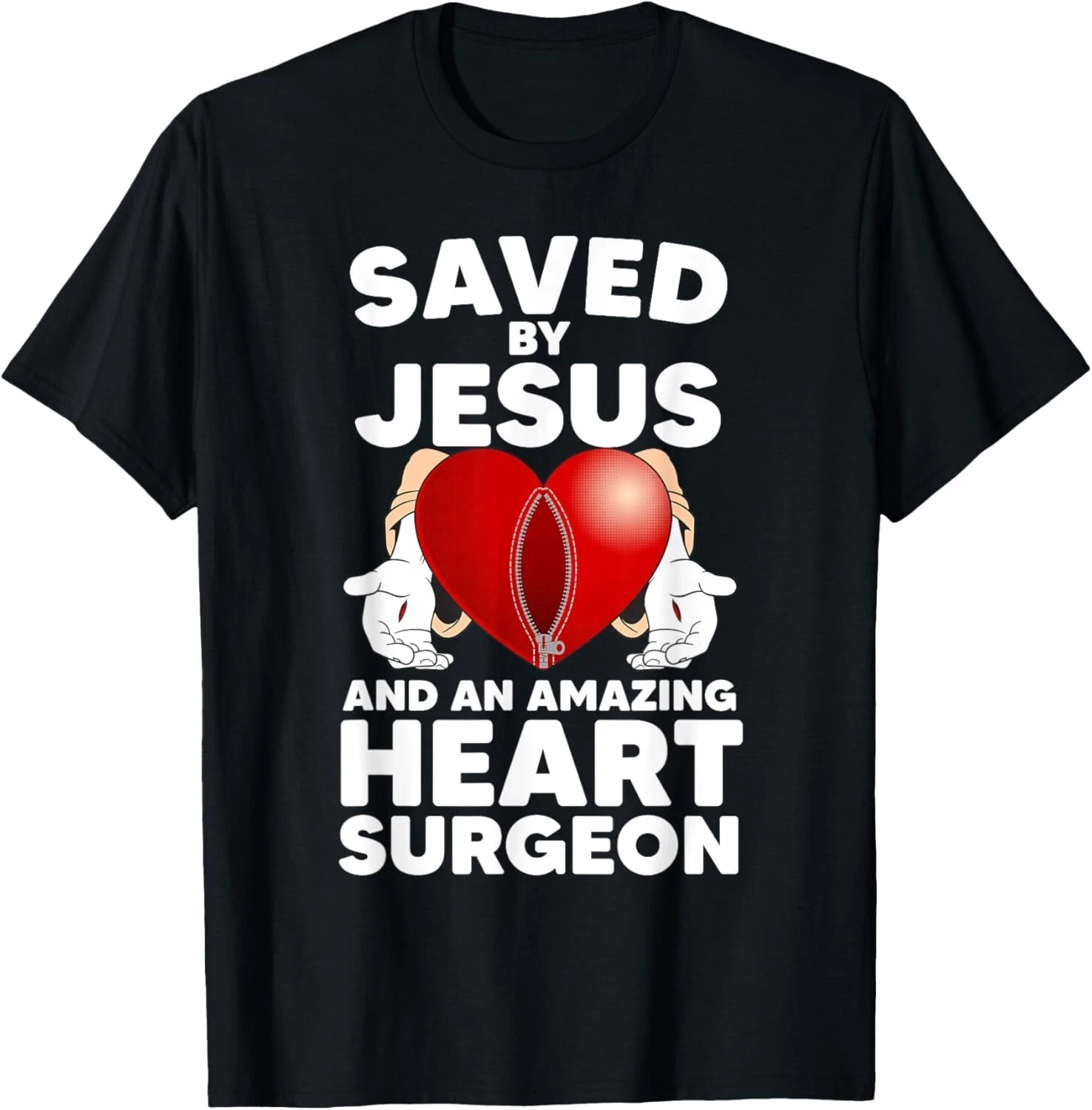 Funny Open Heart Surgery Design For Men Women Heart Patients Gift Unisex T-Shirt