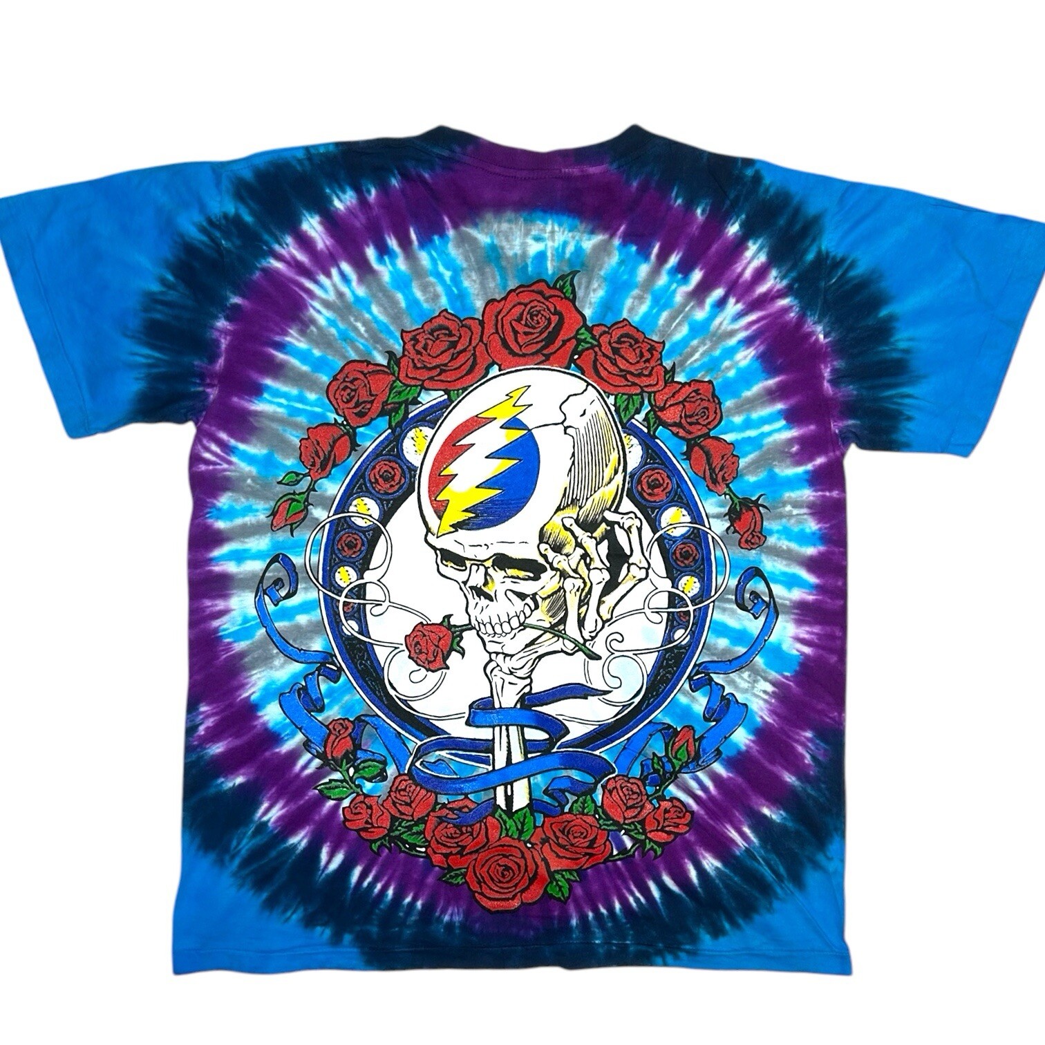 Grateful Dead Modern AOP Single Stitch Double Sided Tie Dye Mens shirt XL gallery