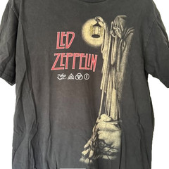 Vintage 2001-Led Zeppelin-IV Album T-Shirt-Mens-Sz Lg-ZoSo-Black-Old Man-Hermit