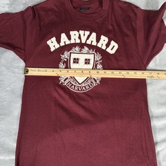 Vintage Harvard University Paper Thin T Shirt Mens M (Fits XS) Lightweight 80s