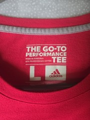 Adidas Climalite Performance Tee Women’s Pink Short Sleeve T-Shirt Size L