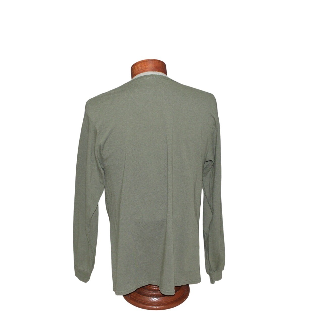 Bone Collector Long Sleeve Graphic T-Shirt | Olive Green | Skull Logo | Size L gallery