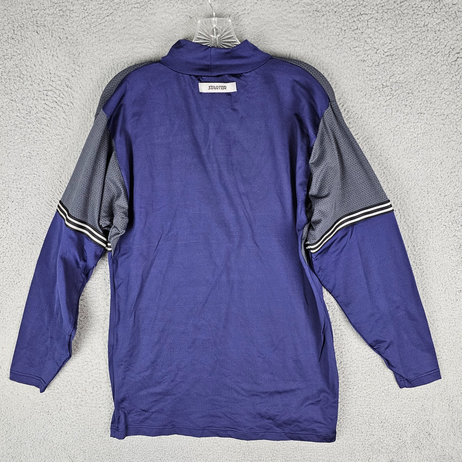 Starter Tek 370 Turtleneck Pullover Deadstock Men's Large USA Vintage NWT gallery