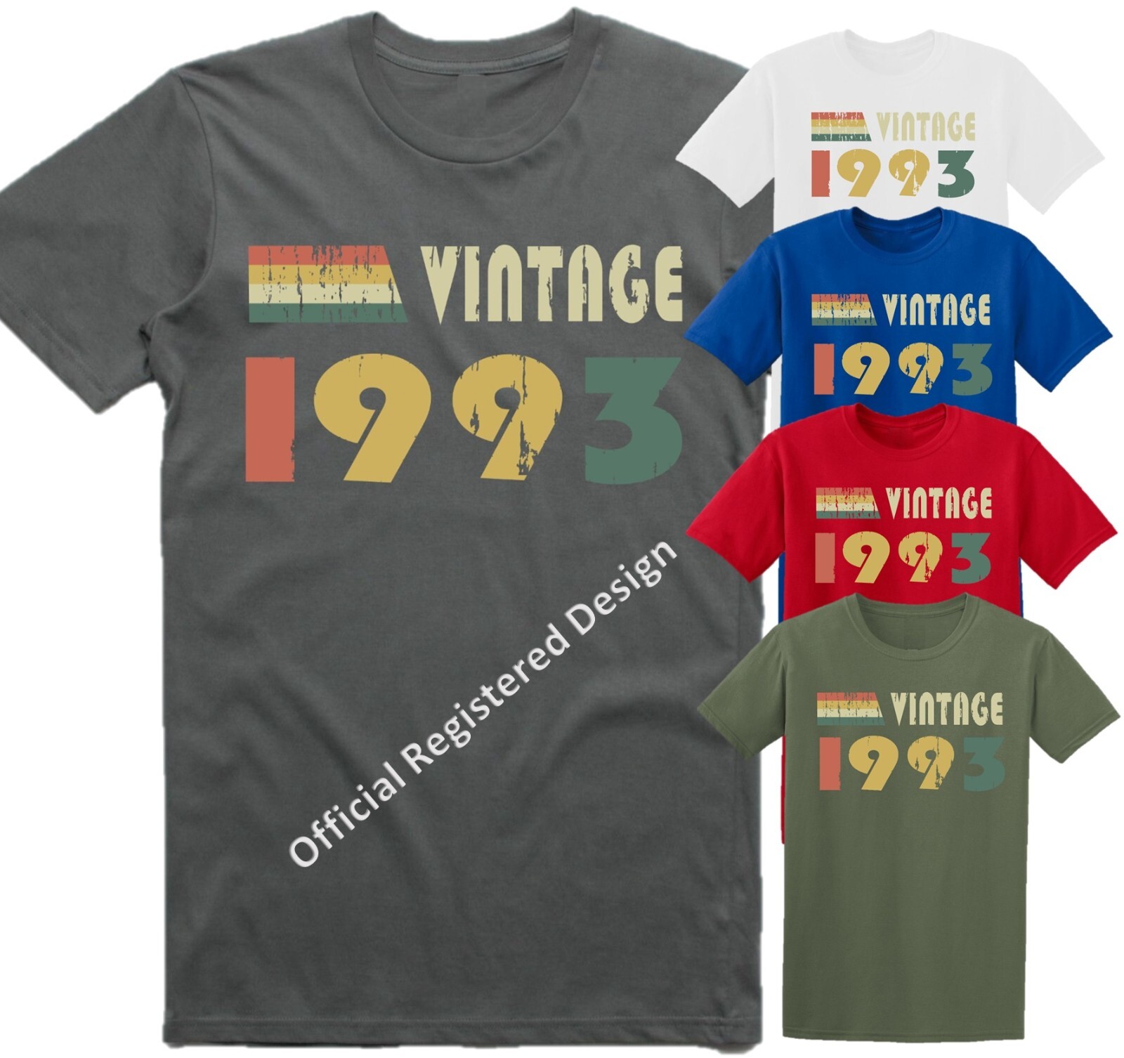 30th Birthday T-Shirt Gift Vintage 30 Years Old Born In 1993 Funny Top T Shirt