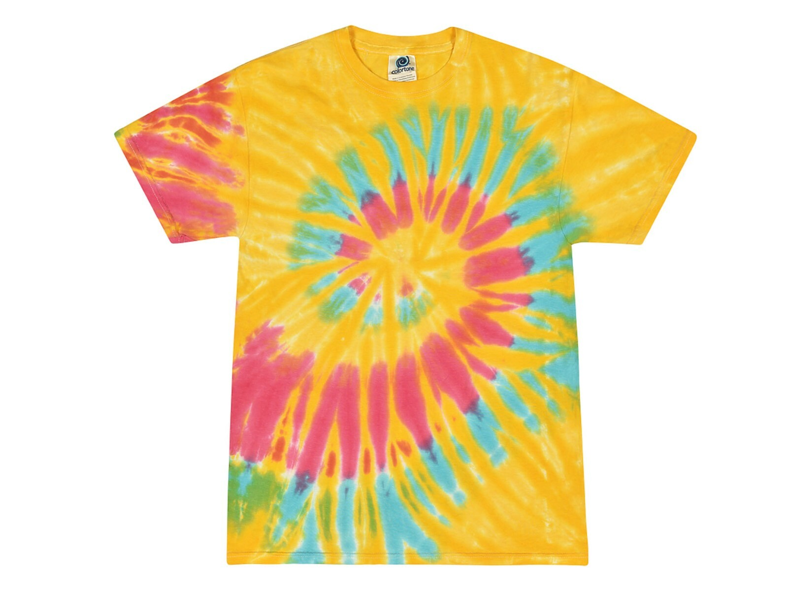 Multi-Color Handmade Tie Dye T-Shirts Kids & Adult 100% Cotton Colortone gallery