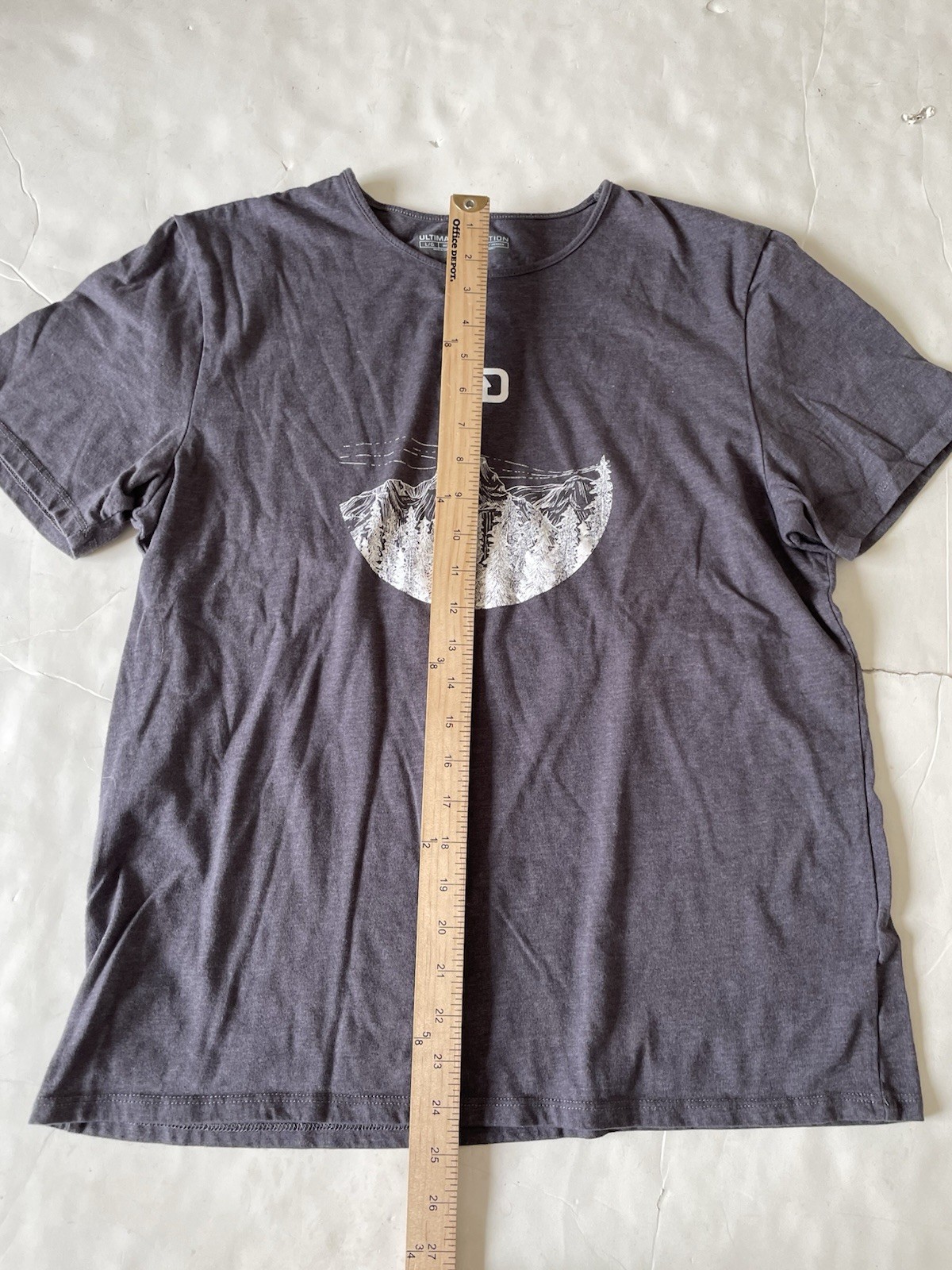 Ultimate Direction Men's Casual Tee Size Large gray trail running casual shirt gallery