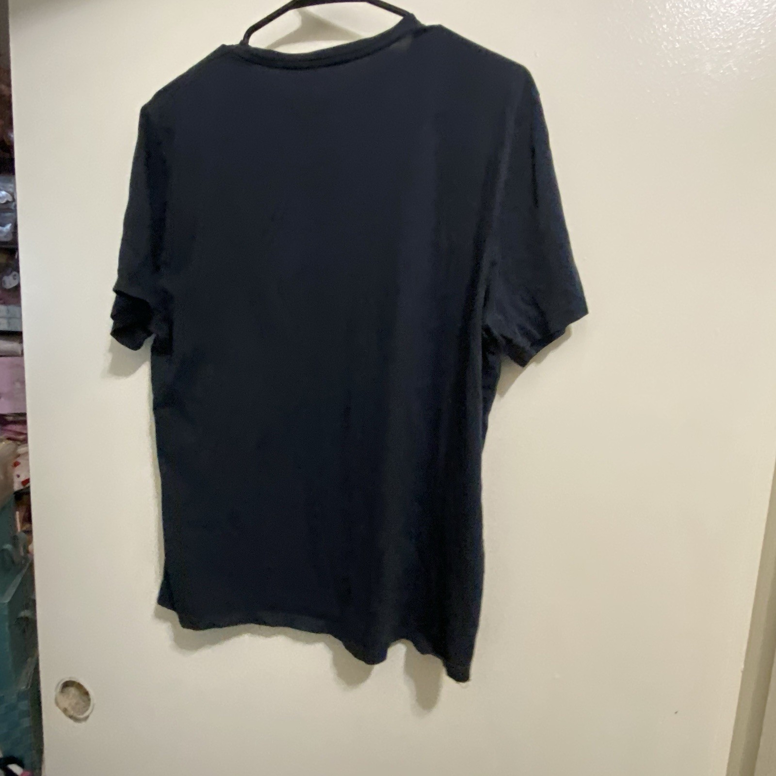 READ Hole In Side Vince Mens M Medium 42” Black Tee T Shirt Solid Pima Cotton gallery