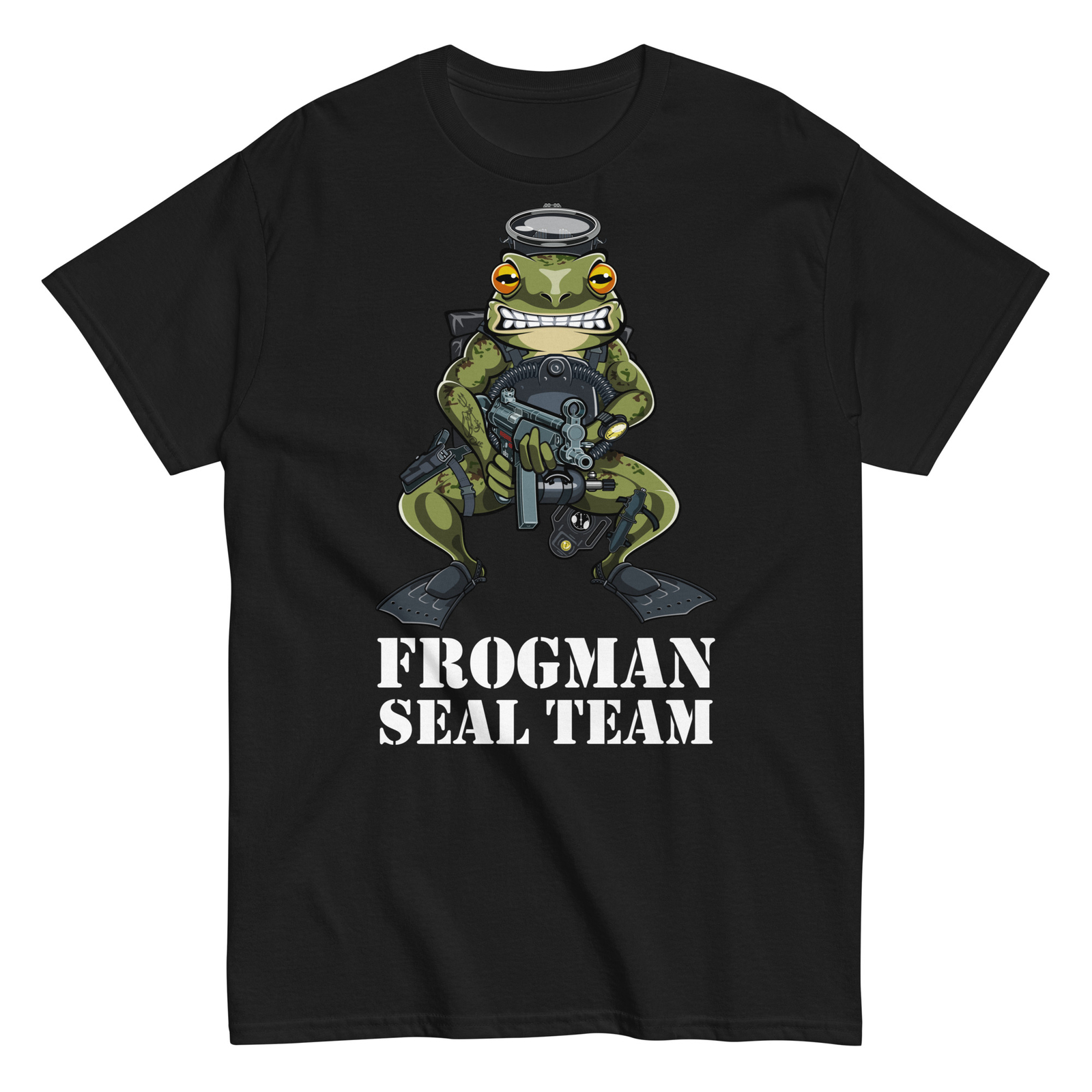 Navy Seals DEVGRU US Seal Team Frog Skeleton T-Shirt gallery