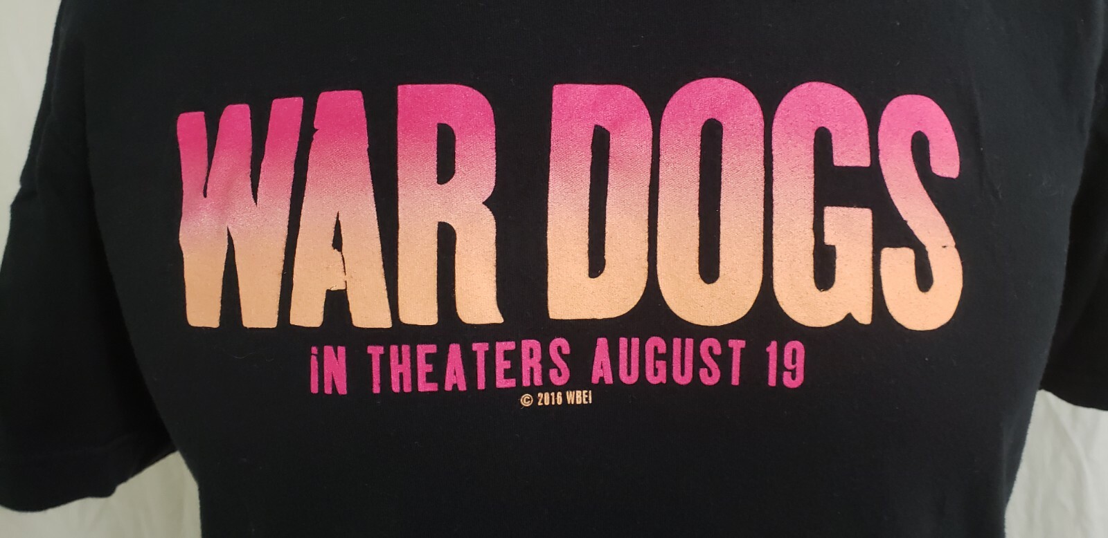 WAR DOGS Promotional Movie T-Shirt Black Graphic Jonah Hill 2016 SEE MEASUREMENT gallery