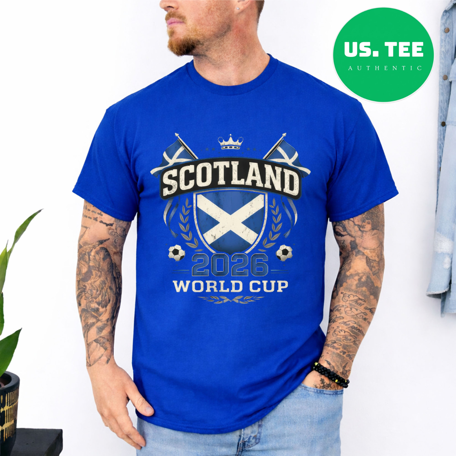 Scotland World Cup 2026 Football Fan T Shirt Scottish Soccer Graphic Tee gallery